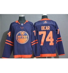 Oilers 74 Ethan Bear Navy Adidas Jersey Oilers 74 Ethan Bear Navy Adidas Jersey