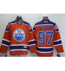 Oilers #97 Connor McDavid Orange Stitched NHL Jersey Oilers #97 Connor McDavid Orange Stitched NHL Jersey