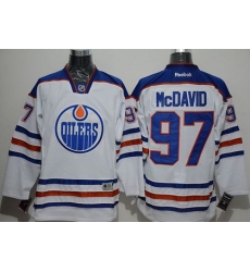 Oilers #97 Connor McDavid White Stitched NHL Jersey Oilers #97 Connor McDavid White Stitched NHL Jersey