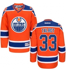 Reebok Edmonton Oilers Mens #33 Cam Talbot Authentic Orange Third NHL Jersey Reebok Edmonton Oilers Mens #33 Cam Talbot Authentic Orange Third NHL Jersey