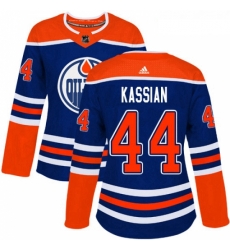 Womens Adidas Edmonton Oilers 44 Zack Kassian Authentic Royal Blue Alternate NHL Jersey Womens Adidas Edmonton Oilers 44 Zack Kassian Authentic Royal Blue Alternate NHL Jersey