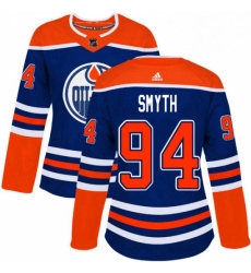 Womens Adidas Edmonton Oilers 94 Ryan Smyth Authentic Royal Blue Alternate NHL Jersey Womens Adidas Edmonton Oilers 94 Ryan Smyth Authentic Royal Blue Alternate NHL Jersey