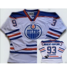 Youth Edmonton Oilers #93 Ryan Nugent-Hopkins Royal white Jersey Youth Edmonton Oilers #93 Ryan Nugent-Hopkins Royal white Jersey