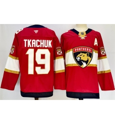 Men Florida Panthers 19 Matthew Tkachuk Red 2024 25 Home With A Patch Stitched Hockey Jersey Men Florida Panthers 19 Matthew Tkachuk Red 2024 25 Home With A Patch Stitched Hockey Jersey