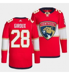 Men Florida Panthers 28 Claude Giroux Red Stitched Jerse Men Florida Panthers 28 Claude Giroux Red Stitched Jerse