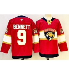 Men Florida Panthers 9 Sam Bennett Red 2024 25 Home Stitched Hockey Jersey Men Florida Panthers 9 Sam Bennett Red 2024 25 Home Stitched Hockey Jersey