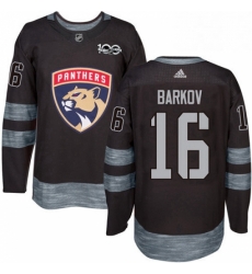 Mens Adidas Florida Panthers 16 Aleksander Barkov Authentic Black 1917 2017 100th Anniversary NHL Jersey Mens Adidas Florida Panthers 16 Aleksander Barkov Authentic Black 1917 2017 100th Anniversary NHL Jersey