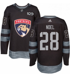 Mens Adidas Florida Panthers 28 Serron Noel Authentic Black 1917 2017 100th Anniversary NHL Jersey Mens Adidas Florida Panthers 28 Serron Noel Authentic Black 1917 2017 100th Anniversary NHL Jersey