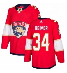 Mens Adidas Florida Panthers 34 James Reimer Premier Red Home NHL Jersey Mens Adidas Florida Panthers 34 James Reimer Premier Red Home NHL Jersey