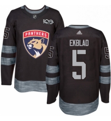 Mens Adidas Florida Panthers 5 Aaron Ekblad Authentic Black 1917 2017 100th Anniversary NHL Jersey Mens Adidas Florida Panthers 5 Aaron Ekblad Authentic Black 1917 2017 100th Anniversary NHL Jersey