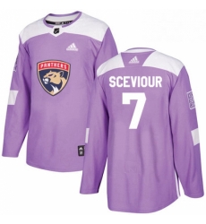 Mens Adidas Florida Panthers 7 Colton Sceviour Authentic Purple Fights Cancer Practice NHL Jersey Mens Adidas Florida Panthers 7 Colton Sceviour Authentic Purple Fights Cancer Practice NHL Jersey