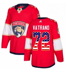 Mens Adidas Florida Panthers 72 Frank Vatrano Authentic Red USA Flag Fashion NHL Jersey Mens Adidas Florida Panthers 72 Frank Vatrano Authentic Red USA Flag Fashion NHL Jersey