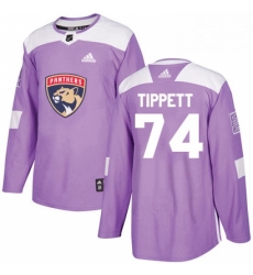 Mens Adidas Florida Panthers 74 Owen Tippett Authentic Purple Fights Cancer Practice NHL Jersey Mens Adidas Florida Panthers 74 Owen Tippett Authentic Purple Fights Cancer Practice NHL Jersey
