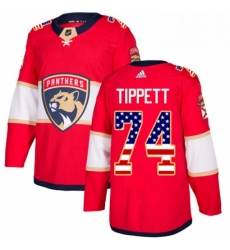Mens Adidas Florida Panthers 74 Owen Tippett Authentic Red USA Flag Fashion NHL Jersey Mens Adidas Florida Panthers 74 Owen Tippett Authentic Red USA Flag Fashion NHL Jersey