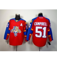NHL Florida Panthers #51 Brian Campbell Red Home Stitched Jerseys NHL Florida Panthers #51 Brian Campbell Red Home Stitched Jerseys
