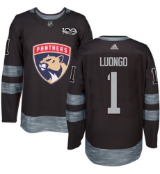 Panthers #1 Roberto Luongo Black 1917 2017 100th Anniversary Stitched NHL Jersey Panthers #1 Roberto Luongo Black 1917 2017 100th Anniversary Stitched NHL Jersey