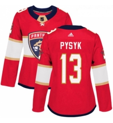 Womens Adidas Florida Panthers 13 Mark Pysyk Premier Red Home NHL Jersey Womens Adidas Florida Panthers 13 Mark Pysyk Premier Red Home NHL Jersey