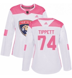 Womens Adidas Florida Panthers 74 Owen Tippett Authentic WhitePink Fashion NHL Jersey Womens Adidas Florida Panthers 74 Owen Tippett Authentic WhitePink Fashion NHL Jersey