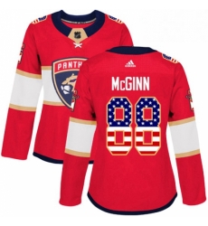 Womens Adidas Florida Panthers 88 Jamie McGinn Authentic Red USA Flag Fashion NHL Jersey Womens Adidas Florida Panthers 88 Jamie McGinn Authentic Red USA Flag Fashion NHL Jersey