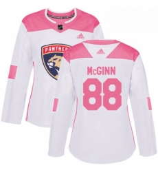 Womens Adidas Florida Panthers 88 Jamie McGinn Authentic WhitePink Fashion NHL Jersey Womens Adidas Florida Panthers 88 Jamie McGinn Authentic WhitePink Fashion NHL Jersey
