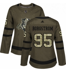 Womens Adidas Florida Panthers 95 Henrik Borgstrom Authentic Green Salute to Service NHL Jersey Womens Adidas Florida Panthers 95 Henrik Borgstrom Authentic Green Salute to Service NHL Jersey