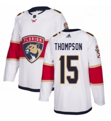 Youth Adidas Florida Panthers 15 Paul Thompson Authentic White Away NHL Jersey Youth Adidas Florida Panthers 15 Paul Thompson Authentic White Away NHL Jersey