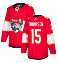 Youth Adidas Florida Panthers 15 Paul Thompson Premier Red Home NHL Jersey Youth Adidas Florida Panthers 15 Paul Thompson Premier Red Home NHL Jersey