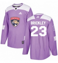 Youth Adidas Florida Panthers 23 Connor Brickley Authentic Purple Fights Cancer Practice NHL Jersey Youth Adidas Florida Panthers 23 Connor Brickley Authentic Purple Fights Cancer Practice NHL Jersey