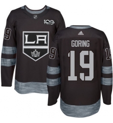 Kings #19 Butch Goring Black 1917 2017 100th Anniversary Stitched NHL Jersey Kings #19 Butch Goring Black 1917 2017 100th Anniversary Stitched NHL Jersey