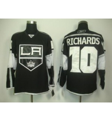 Los Angeles Kings 10 Mike Richards black jersey Los Angeles Kings 10 Mike Richards black jersey