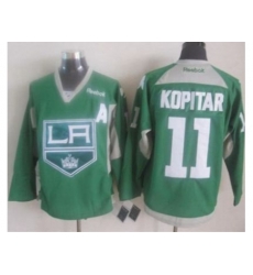 Los Angeles Kings #11 Anze Kopitar Green Practice Stitched NHL Jersey Los Angeles Kings #11 Anze Kopitar Green Practice Stitched NHL Jersey
