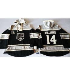 Los Angeles Kings #14 Justin Williams Black Sawyer Hooded Sweatshirt Stitched NHL Jersey Los Angeles Kings #14 Justin Williams Black Sawyer Hooded Sweatshirt Stitched NHL Jersey