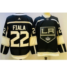 Men Los Angeles Kings 22 Kevin Fiala Black Stitched Jersey Men Los Angeles Kings 22 Kevin Fiala Black Stitched Jersey