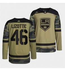 Men Los Angeles Kings 46 Blake Lizotte 2022 Camo Military Appreciation Night Stitched jersey Men Los Angeles Kings 46 Blake Lizotte 2022 Camo Military Appreciation Night Stitched jersey