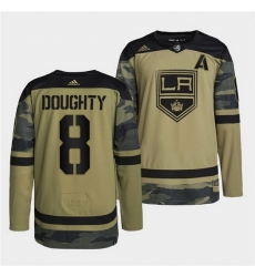 Men Los Angeles Kings 8 Drew Doughty 2022 Camo Military Appreciation Night Stitched jersey Men Los Angeles Kings 8 Drew Doughty 2022 Camo Military Appreciation Night Stitched jersey