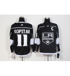 Men's Adidas Los Angeles Kings #11 Anze Kopitar Black Stitched C Patch NHL Jersey Men's Adidas Los Angeles Kings #11 Anze Kopitar Black Stitched C Patch NHL Jersey