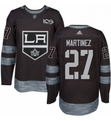 Mens Adidas Los Angeles Kings 27 Alec Martinez Premier Black 1917 2017 100th Anniversary NHL Jersey Mens Adidas Los Angeles Kings 27 Alec Martinez Premier Black 1917 2017 100th Anniversary NHL Jersey