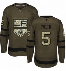 Mens Adidas Los Angeles Kings 5 Christian Folin Authentic Green Salute to Service NHL Jersey Mens Adidas Los Angeles Kings 5 Christian Folin Authentic Green Salute to Service NHL Jersey