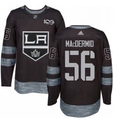 Mens Adidas Los Angeles Kings 56 Kurtis MacDermid Authentic Black 1917 2017 100th Anniversary NHL Jersey Mens Adidas Los Angeles Kings 56 Kurtis MacDermid Authentic Black 1917 2017 100th Anniversary NHL Jersey
