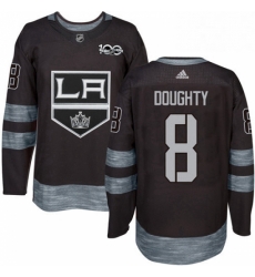 Mens Adidas Los Angeles Kings 8 Drew Doughty Premier Black 1917 2017 100th Anniversary NHL Jersey Mens Adidas Los Angeles Kings 8 Drew Doughty Premier Black 1917 2017 100th Anniversary NHL Jersey