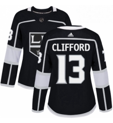 Womens Adidas Los Angeles Kings 13 Kyle Clifford Authentic Black Home NHL Jersey Womens Adidas Los Angeles Kings 13 Kyle Clifford Authentic Black Home NHL Jersey