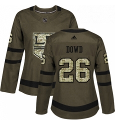 Womens Adidas Los Angeles Kings 26 Nic Dowd Authentic Green Salute to Service NHL Jersey Womens Adidas Los Angeles Kings 26 Nic Dowd Authentic Green Salute to Service NHL Jersey