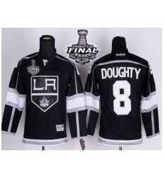 Kids Los Angeles Kings #8 Drew Doughty Black Home 2014 Stanley Cup Finals Stitched NHL Jerseys Kids Los Angeles Kings #8 Drew Doughty Black Home 2014 Stanley Cup Finals Stitched NHL Jerseys