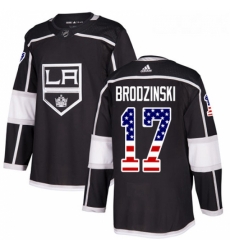Youth Adidas Los Angeles Kings 17 Jonny Brodzinski Authentic Black USA Flag Fashion NHL Jersey Youth Adidas Los Angeles Kings 17 Jonny Brodzinski Authentic Black USA Flag Fashion NHL Jersey