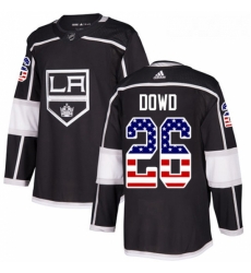 Youth Adidas Los Angeles Kings 26 Nic Dowd Authentic Black USA Flag Fashion NHL Jersey Youth Adidas Los Angeles Kings 26 Nic Dowd Authentic Black USA Flag Fashion NHL Jersey
