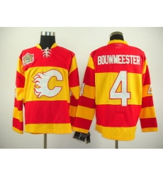 2011 Heritage Classic Montreal Canadiens 4 bouwmeester blaze red yellow 2011 Heritage Classic Montreal Canadiens 4 bouwmeester blaze red yellow