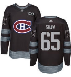 Canadiens #65 Andrew Shaw Black 1917 2017 100th Anniversary Stitched NHL Jersey Canadiens #65 Andrew Shaw Black 1917 2017 100th Anniversary Stitched NHL Jersey