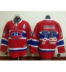 Canadiens #76 P K Subban Red USA Flag Fashion Stitched NHL Jersey Canadiens #76 P K Subban Red USA Flag Fashion Stitched NHL Jersey