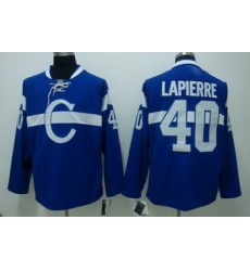 Hockey Montreal Canadiens #40 Maxim Lapierre Stitched Replithentic blue Jersey Hockey Montreal Canadiens #40 Maxim Lapierre Stitched Replithentic blue Jersey