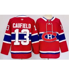 Men Montreal Canadiens 13 Cole Caufield Red 2024 25 Stitched Jersey Men Montreal Canadiens 13 Cole Caufield Red 2024 25 Stitched Jersey